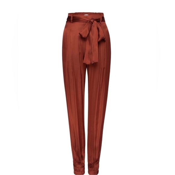 MISA Los Angeles Vep Pants in Burnt
Orange Satin
$138 $385 NWT - Picture 4 of 6
